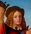 "Portrait of Raphael" - Detail of the "Magi's adoration" (1513) by Andrea Sabatini da Salerno, called Andrea da Salerno (Salerno about 1484-Gaeta 1530) - Museum "Quadreria dei Girolamini" in Naples (43357703550).jpg