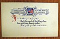 "Birthday Greetings To One Who Is Missed," greeting card, WWI (28786873553).jpg