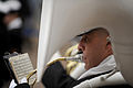 A U.S. Sailor assigned to the Navy Band performs during a ceremony commemorating the anniversary of the attack on Pearl Harbor at the Navy Memorial in Washington, D.C 121207-F-ZE674-019.jpg