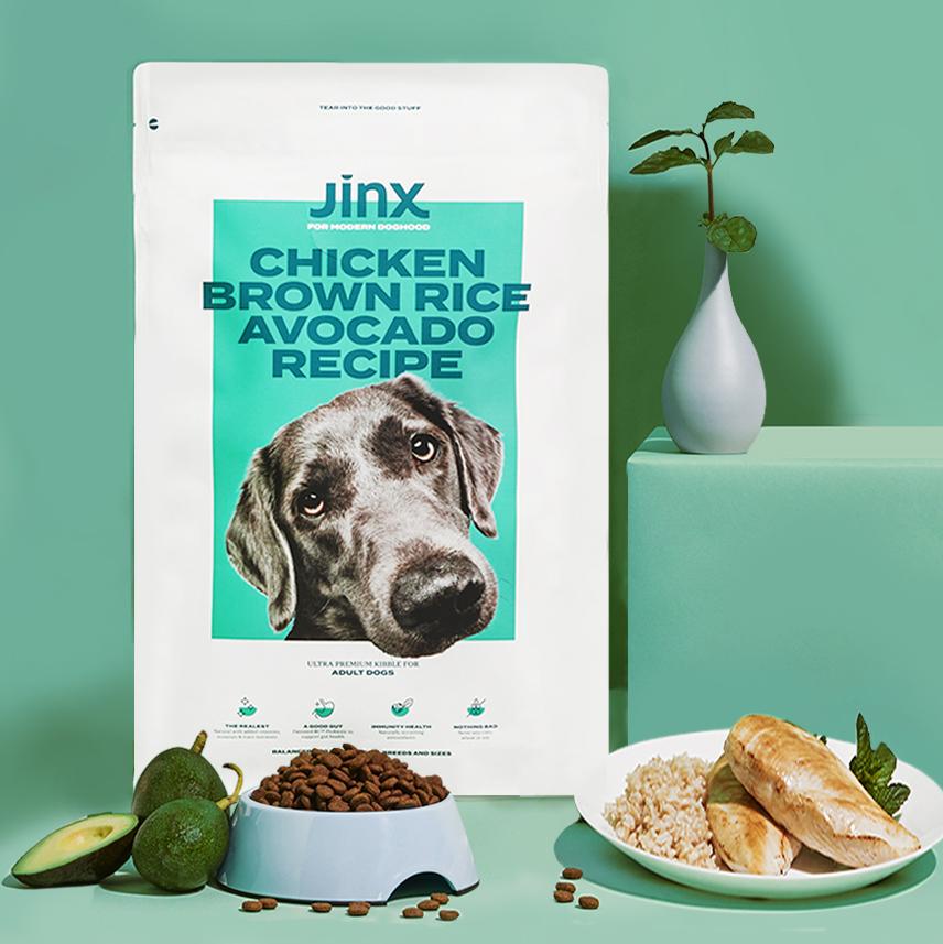 Jinx_Chicken_BrownRice_Avocado_DogFood