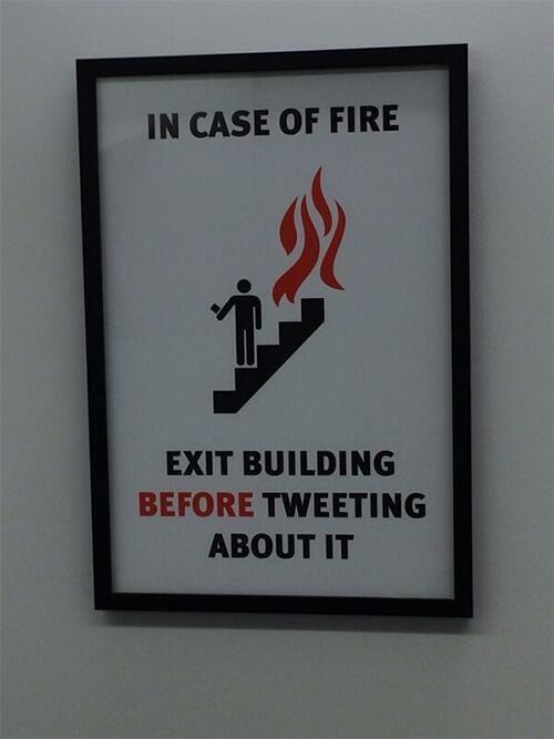 in case of fire